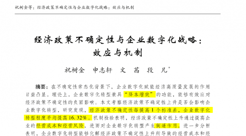 顶刊论文复刻全文讲《经济政策不确定性与企业数字化战略》（实物期权理论、经济政策不确定性、PSM、工具变量法、时间聚类、数字化溢出）