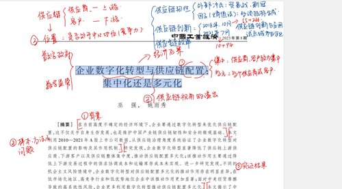 顶刊论文复刻全文老师全文讲《企业数字化转型与供应链配置》（供应链集中度、供应商客户、 Heckman两步法、反向因果关系、安慰剂、系统性风险）