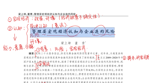 顶刊论文复刻讲解《管理层宏观经济认知与企业违约风险》（产权性质、相关性分析、工具变量检验、倾向得分匹配检验、tobit模型、管理层激励、敏感性测试）